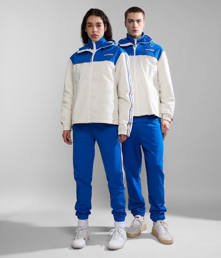 Napapijri Grober Packable Jacket Lightweight Jackets Heren Wit | HMVFRNU-91