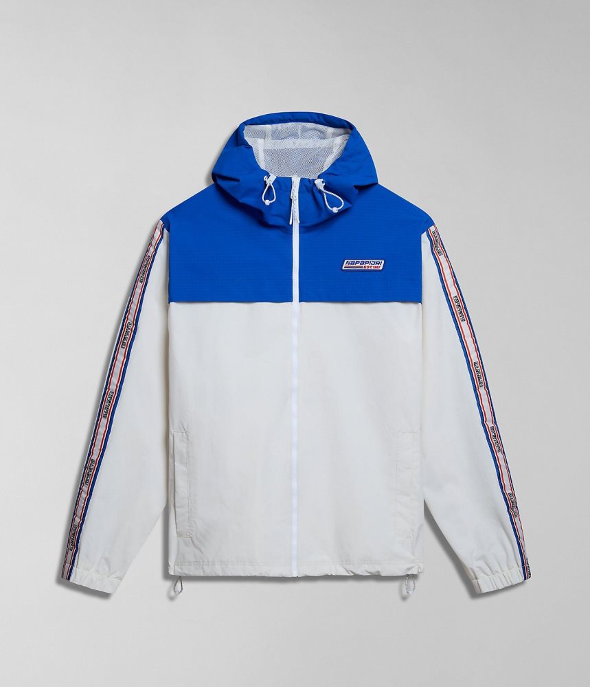 Napapijri Grober Packable Jacket Lightweight Jackets Heren Wit | HMVFRNU-91