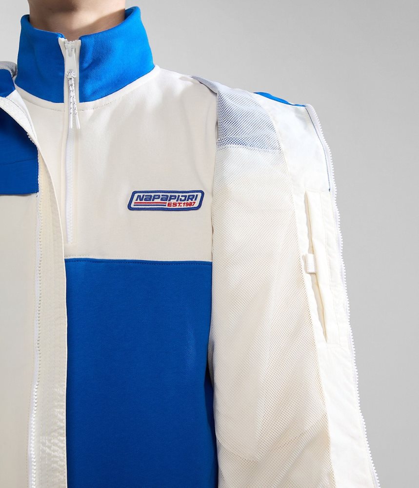 Napapijri Grober Packable Jacket Short Jackets Dames Wit | LGVCOBY-84