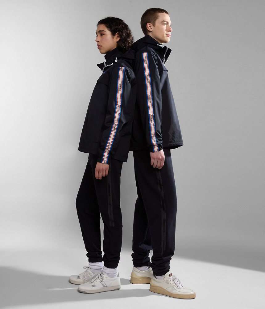 Napapijri Grober Packable Jacket Windjak Heren Zwart | XWRJTYH-25