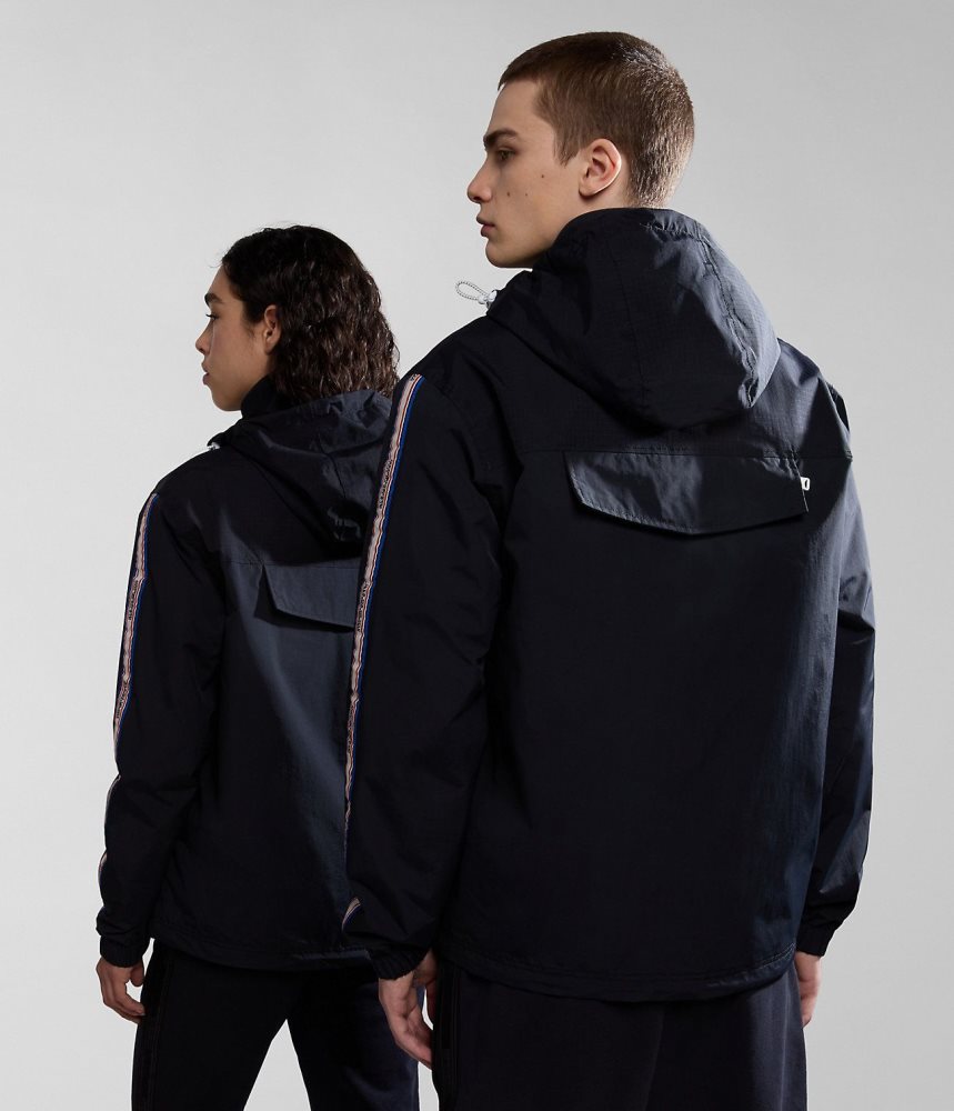 Napapijri Grober Packable Jacket Windjak Heren Zwart | XWRJTYH-25