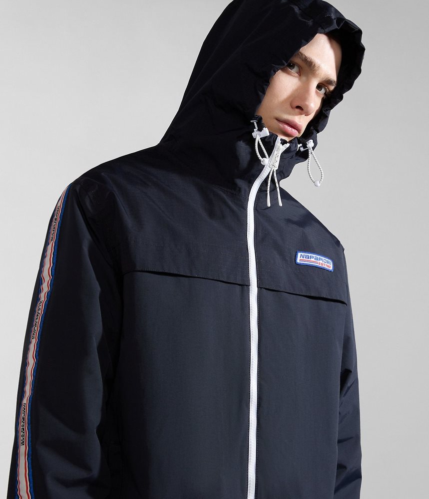 Napapijri Grober Packable Jacket Windjak Heren Zwart | XWRJTYH-25