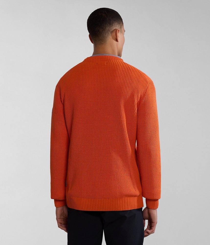 Napapijri Gwich Jumper Jumpers Heren Oranje | MGHUWPR-53