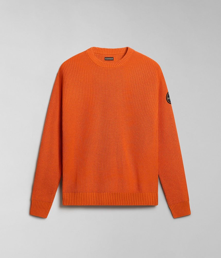 Napapijri Gwich Jumper Jumpers Heren Oranje | MGHUWPR-53