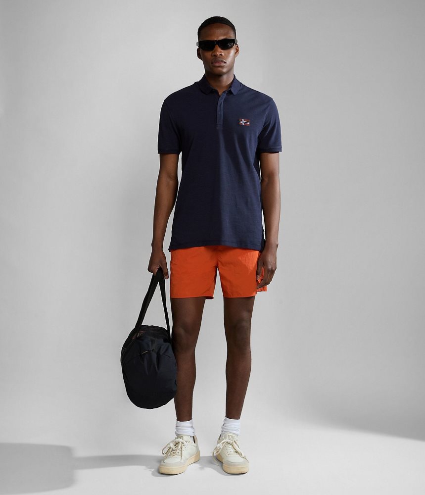 Napapijri Haldane Swimming Trunks Zwembroek Heren Oranje | AOLZFUB-50