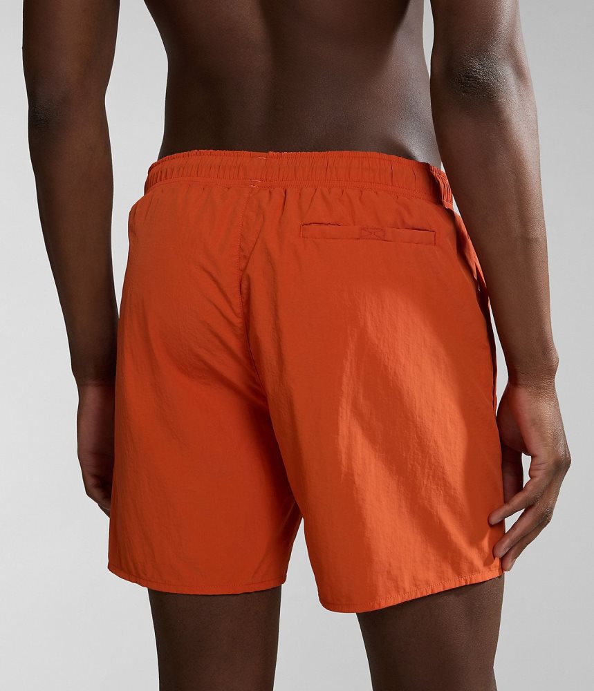 Napapijri Haldane Swimming Trunks Zwembroek Heren Oranje | AOLZFUB-50