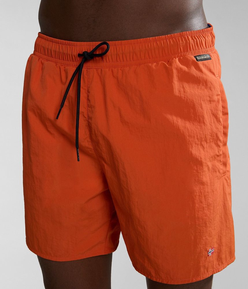 Napapijri Haldane Swimming Trunks Zwembroek Heren Oranje | AOLZFUB-50