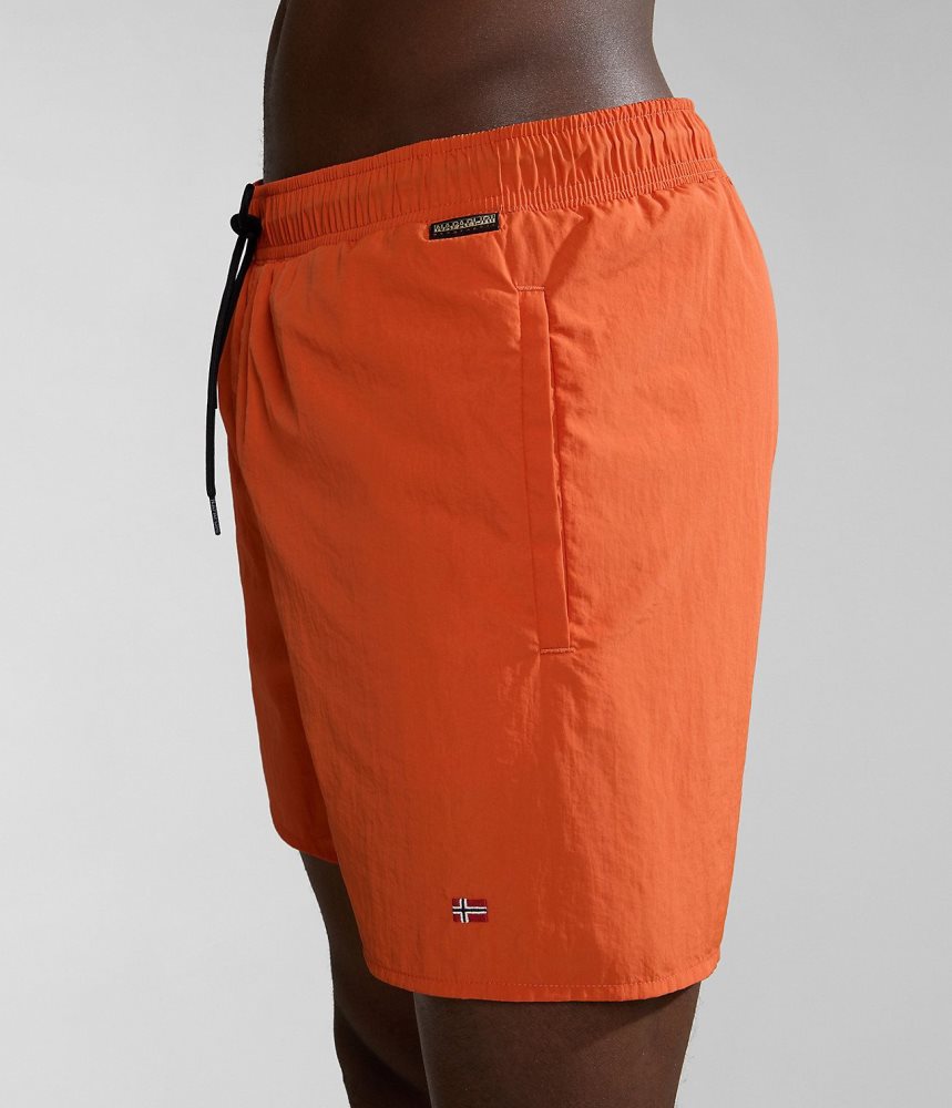 Napapijri Haldane Swimming Trunks Zwembroek Heren Oranje | AOLZFUB-50