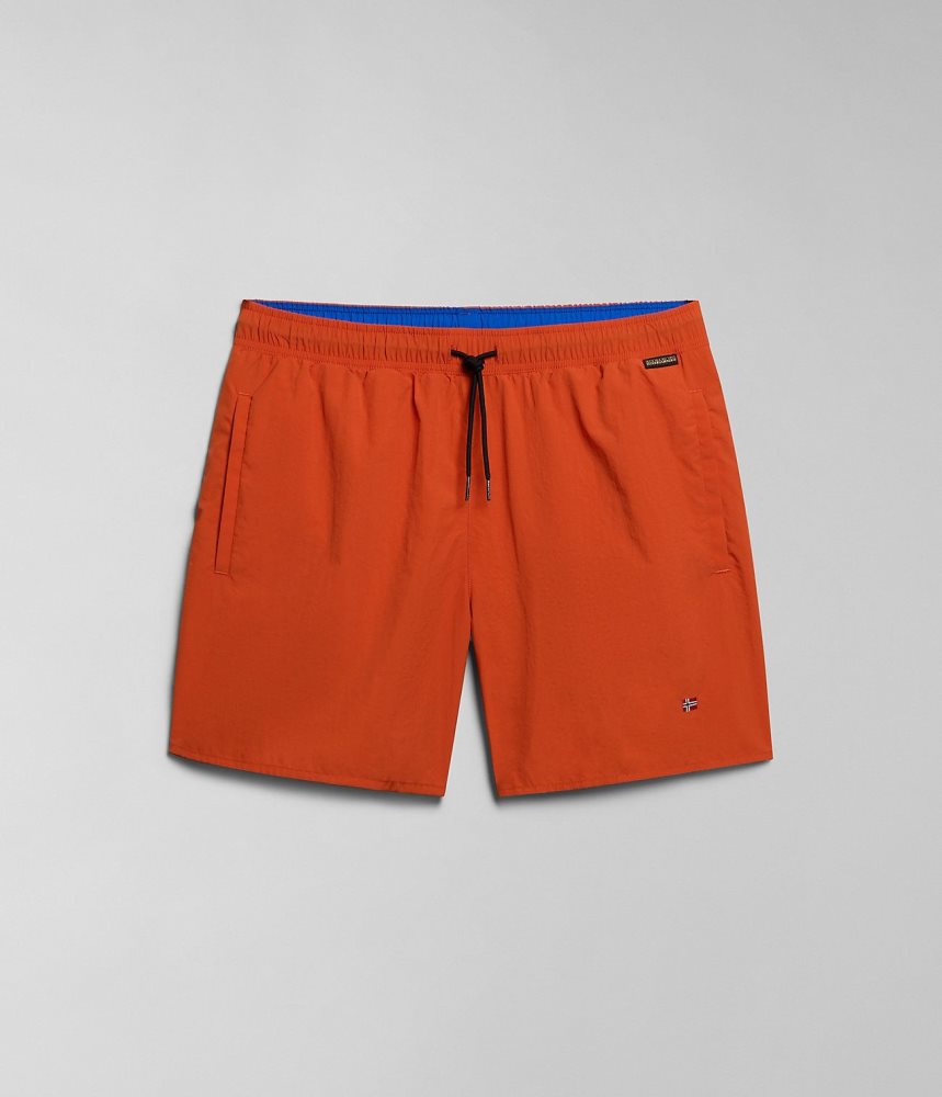 Napapijri Haldane Swimming Trunks Zwembroek Heren Oranje | AOLZFUB-50