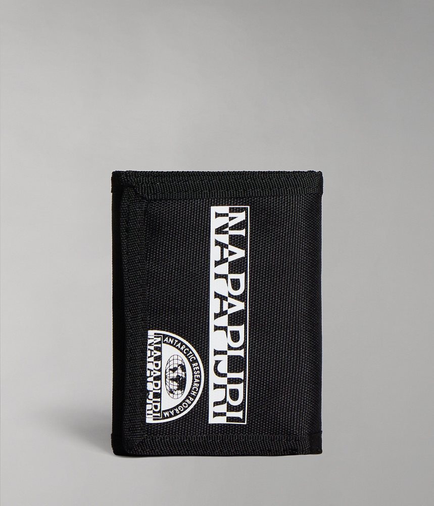 Napapijri Happy Wallet Kleine Portefeuille Kinderen Zwart | BGUTYXJ-49