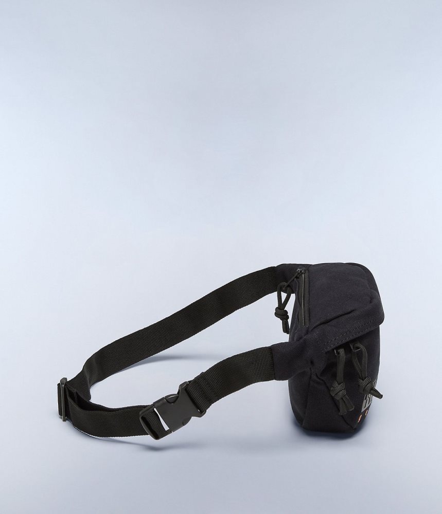 Napapijri Hering Waist Bag Tassen Dames Zwart | PQCJGFR-68