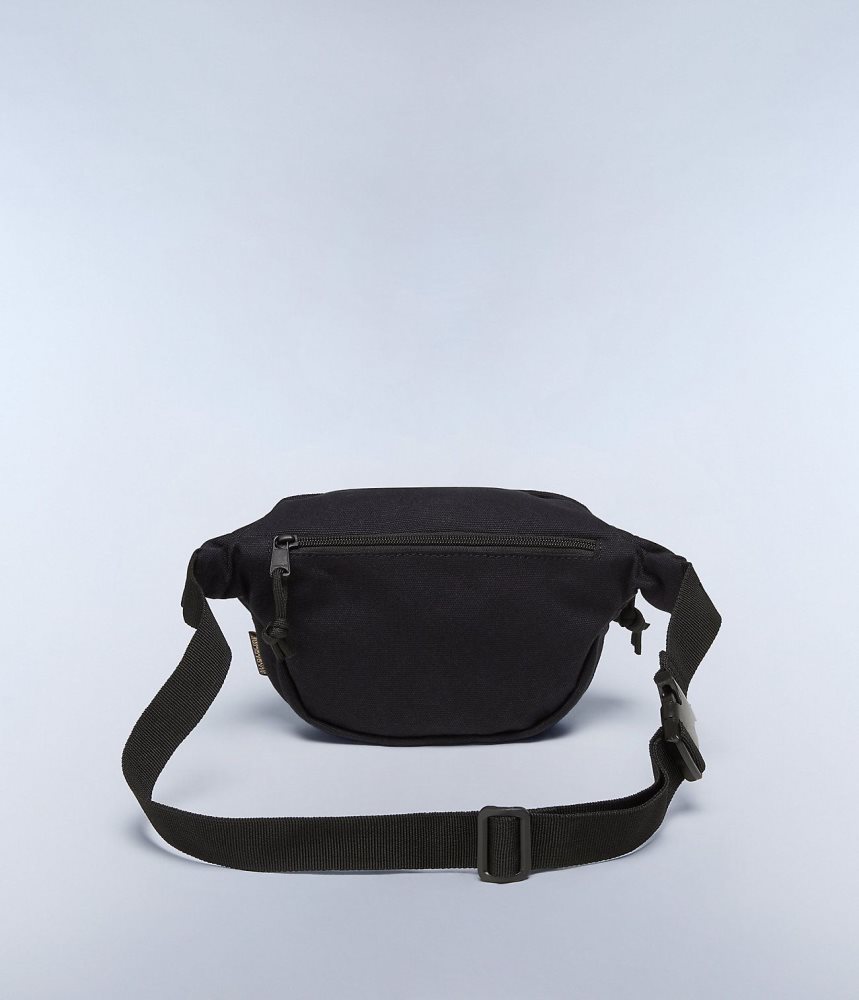 Napapijri Hering Waist Bag Tassen Dames Zwart | PQCJGFR-68