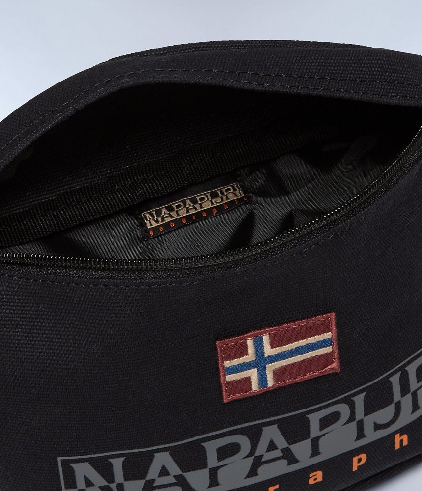 Napapijri Hering Waist Bag Tassen Dames Zwart | PQCJGFR-68