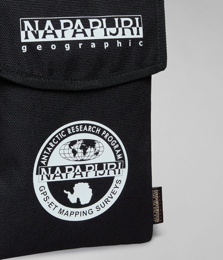 Napapijri Hornby Crossover Bag Tassen Heren Zwart | OQVRISP-14
