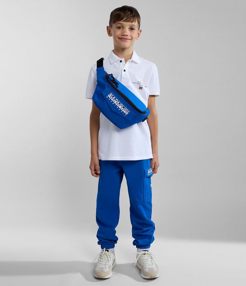Napapijri Hornby Waist Bag Tassen Kinderen Blauw | HFCWKNY-75