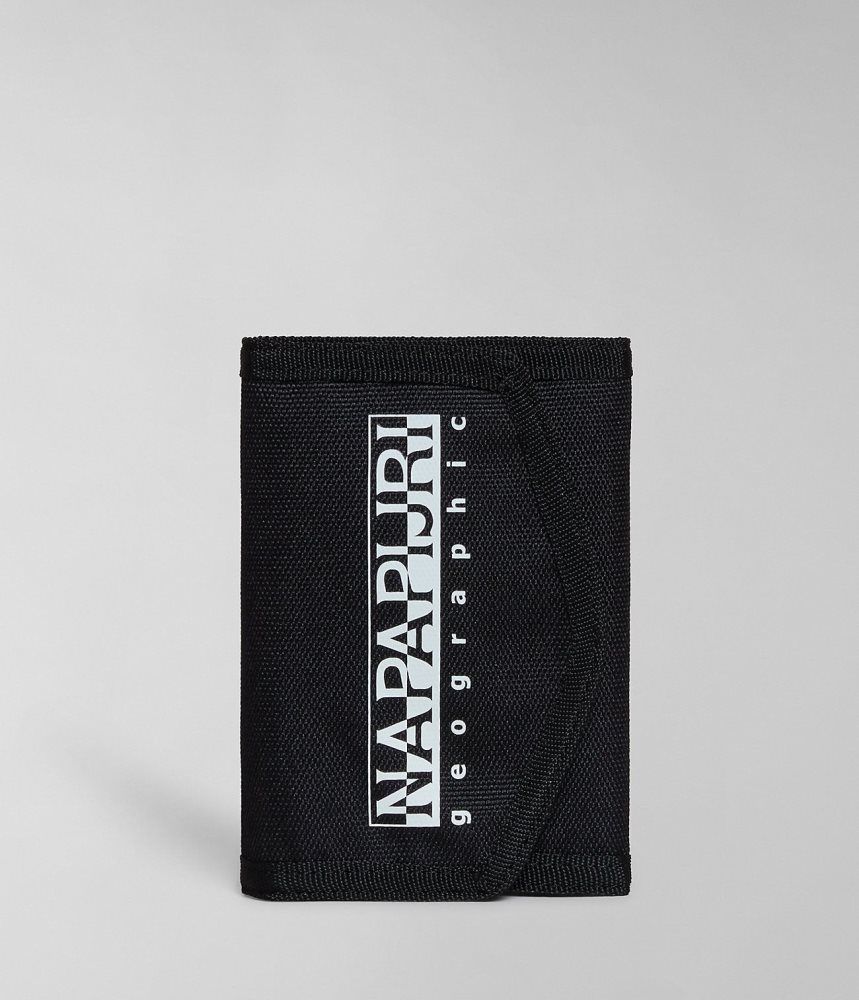 Napapijri Hornby Wallet Kleine Portefeuille Dames Zwart | NZTPHFC-63