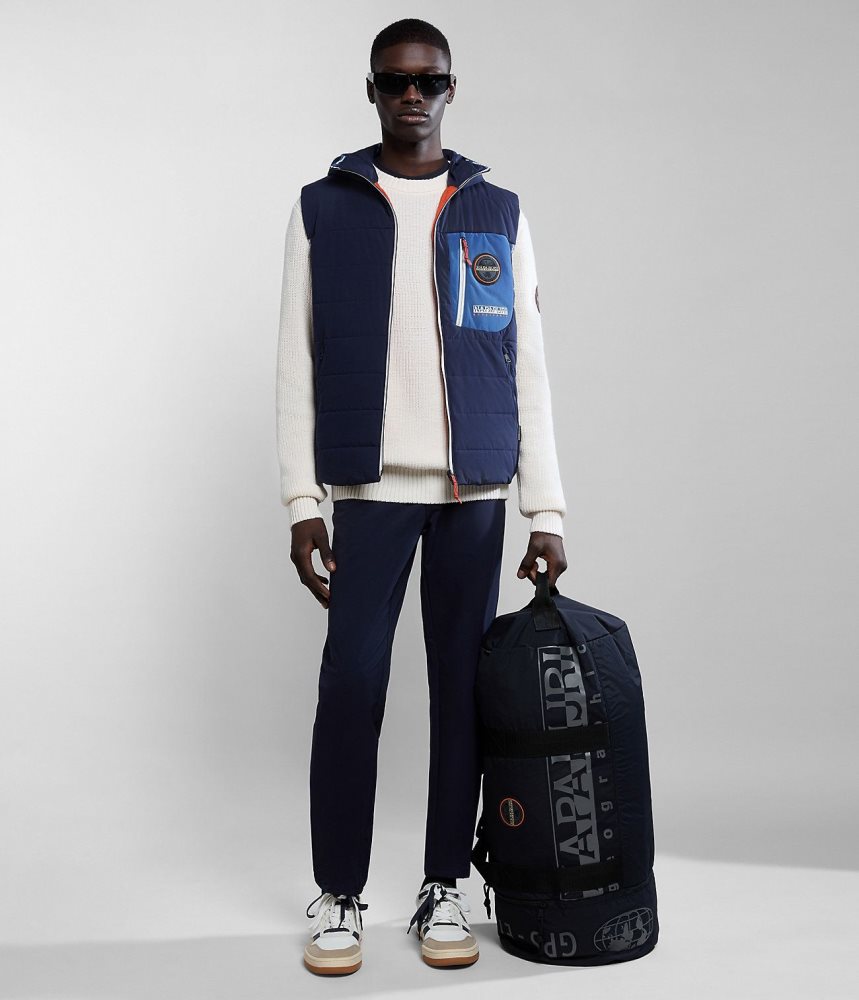 Napapijri Huron Packable Vest Gilet Heren Donkerblauw | GEYRWOV-71