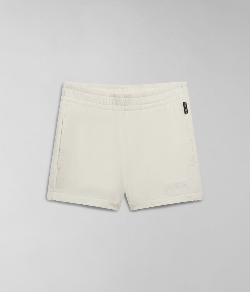 Napapijri Iaato Bermuda Shorts Korte Broek Dames Wit | CXIHFKA-03