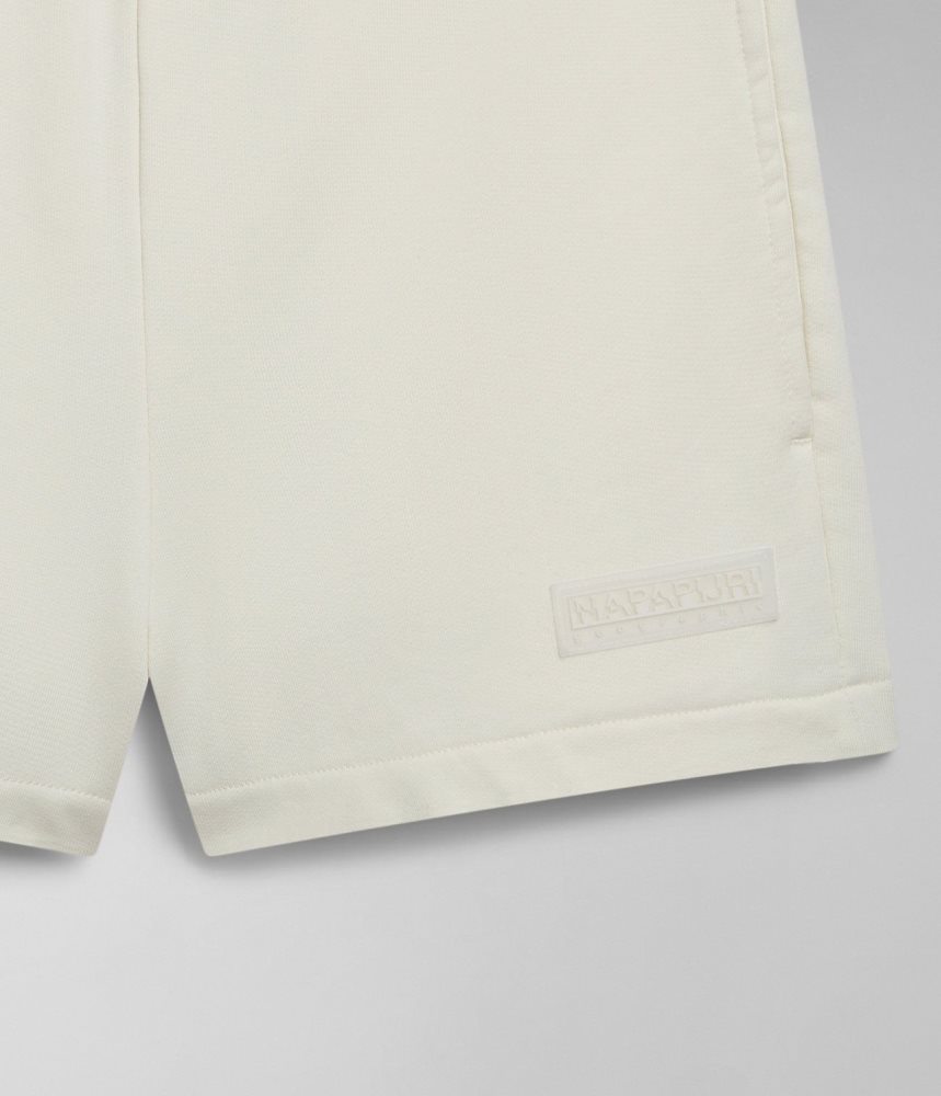 Napapijri Iaato Bermuda Shorts Korte Broek Dames Wit | CXIHFKA-03