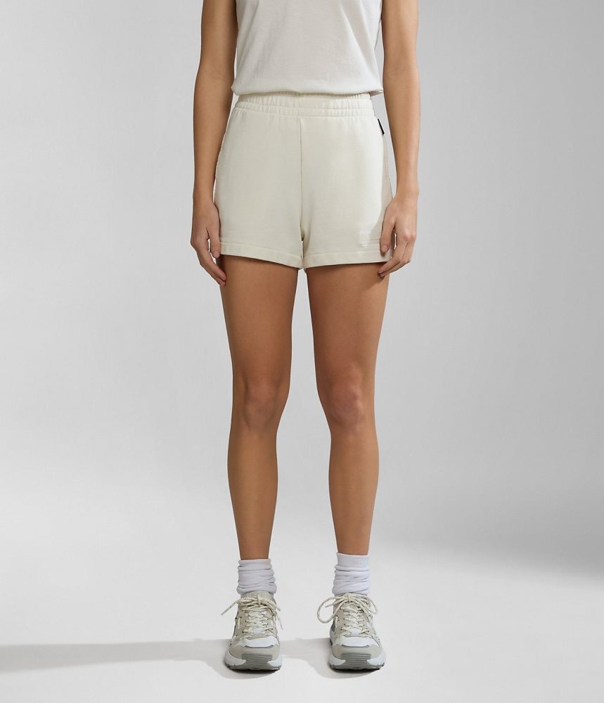 Napapijri Iaato Bermuda Shorts Korte Broek Dames Wit | CXIHFKA-03