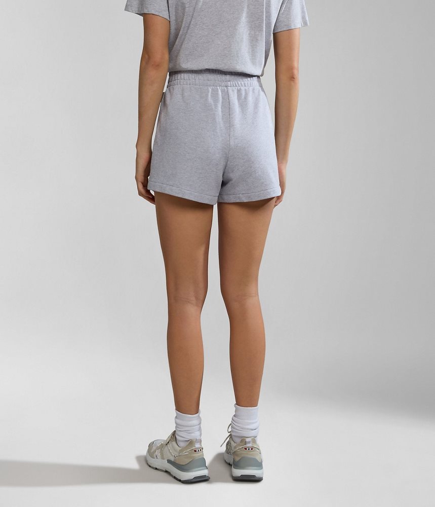 Napapijri Iaato Bermuda Shorts Korte Broek Dames Lichtgrijs | TPVEGAX-05