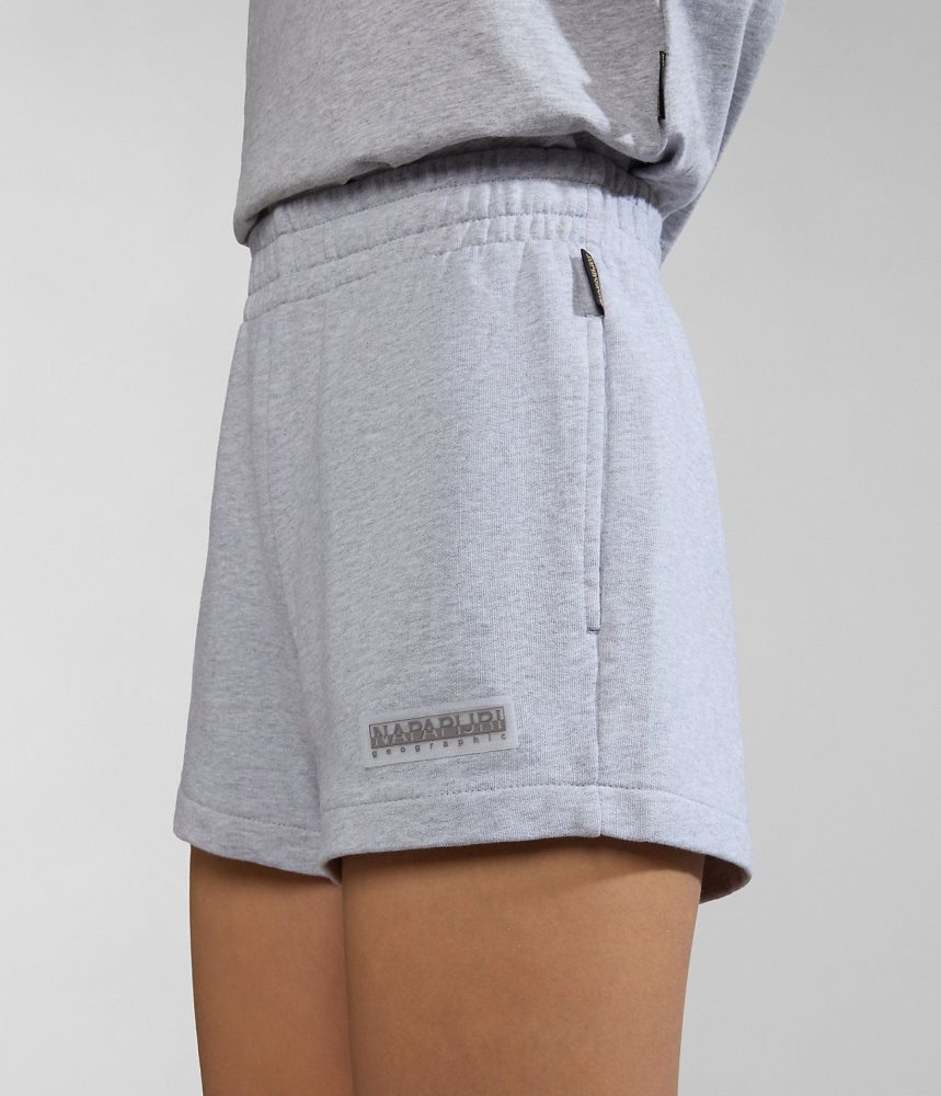 Napapijri Iaato Bermuda Shorts Korte Broek Dames Lichtgrijs | TPVEGAX-05