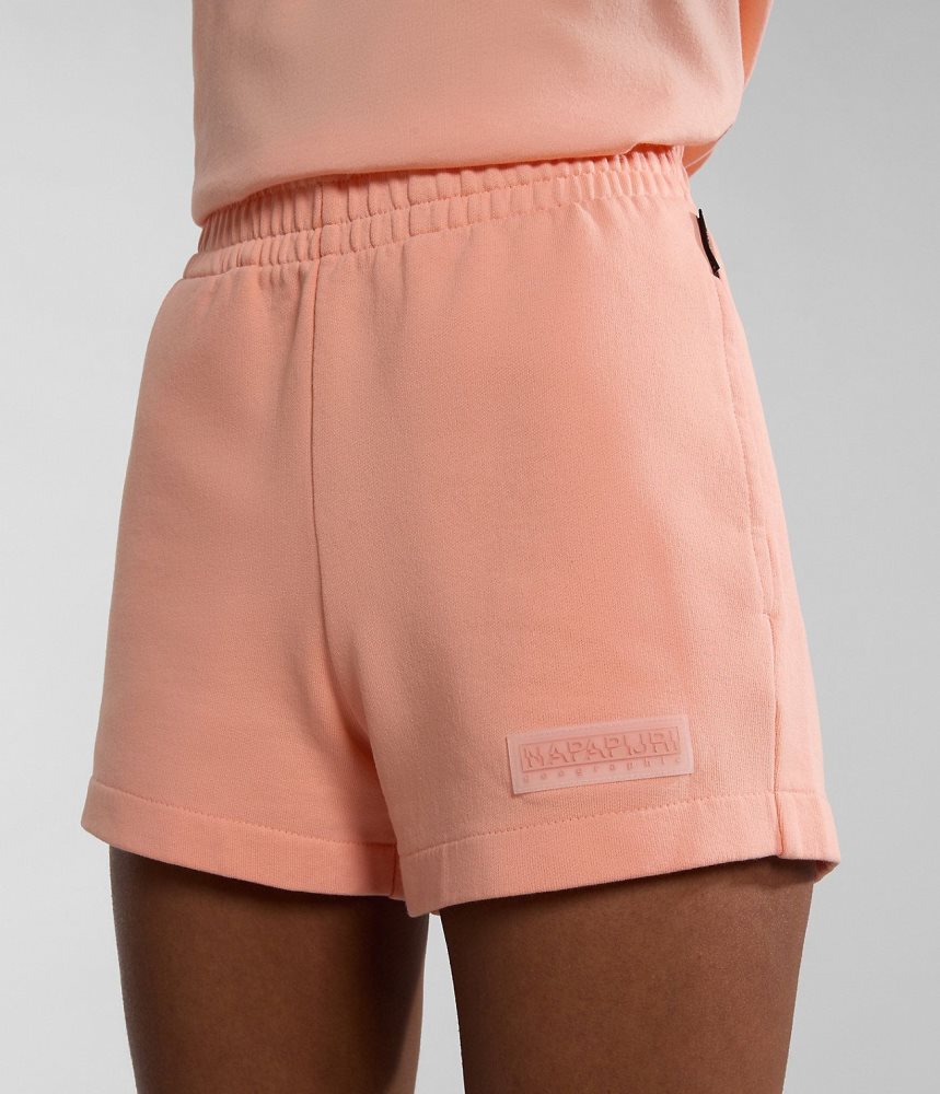 Napapijri Iaato Bermuda Shorts Korte Broek Dames Roze | KMJHNXR-06