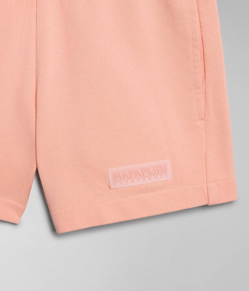 Napapijri Iaato Bermuda Shorts Korte Broek Dames Roze | KMJHNXR-06