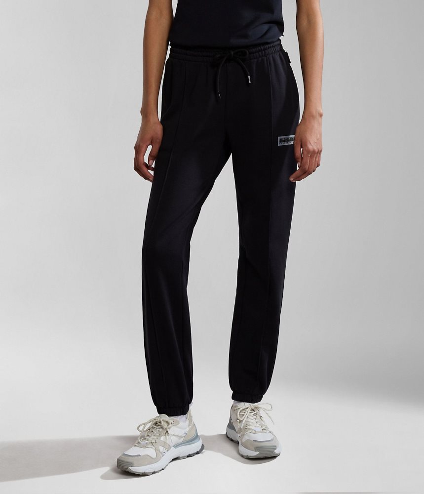 Napapijri Iaato Summer Joggers Joggingbroek Dames Zwart | HKUSAQG-97
