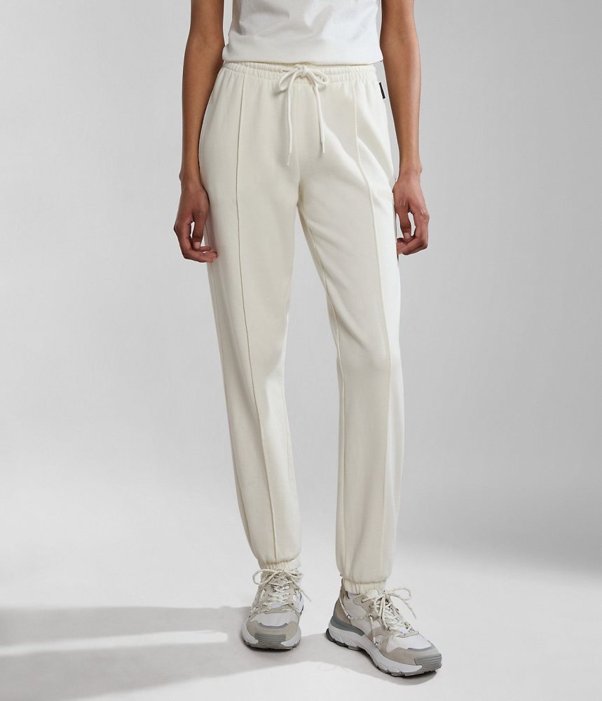 Napapijri Iaato Summer Joggers Joggingbroek Dames Wit | FAQRSNK-23