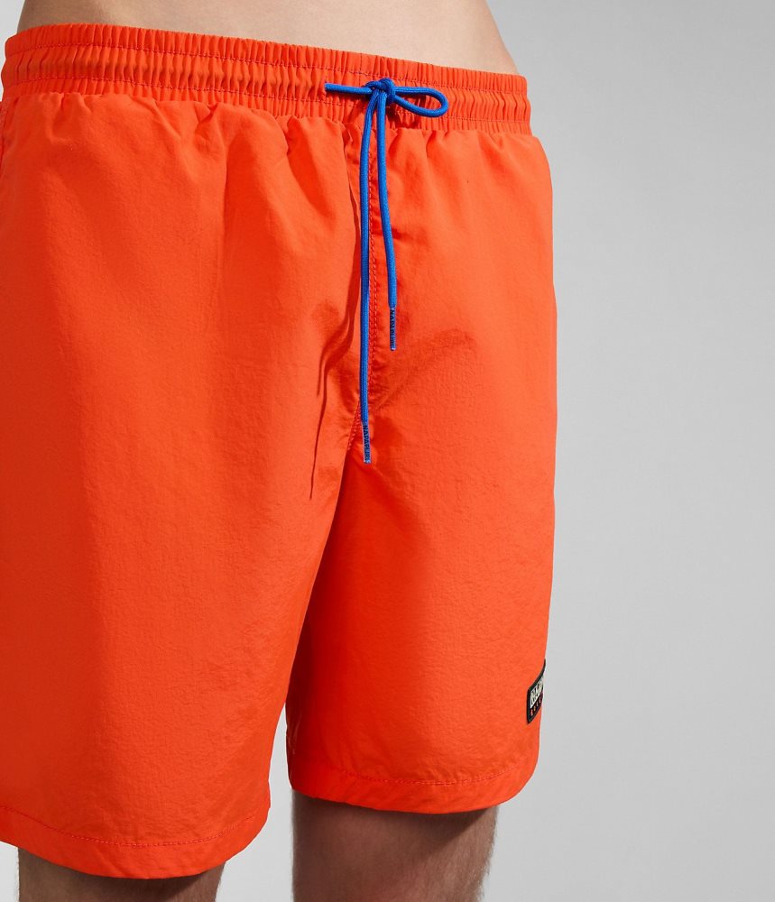 Napapijri Iaato Summer Trunks Zwembroek Heren Oranje | TVOQKMR-16
