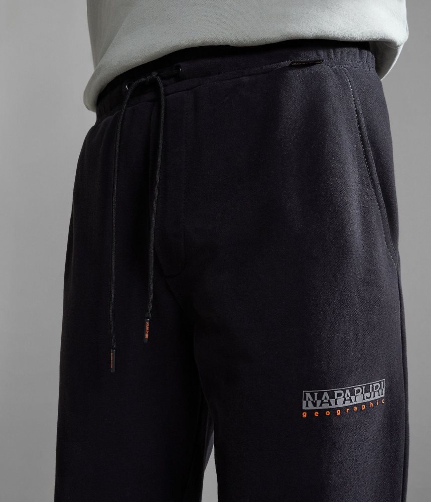 Napapijri Iceberg Joggers Joggingbroek Heren Zwart | ARPGEKV-17