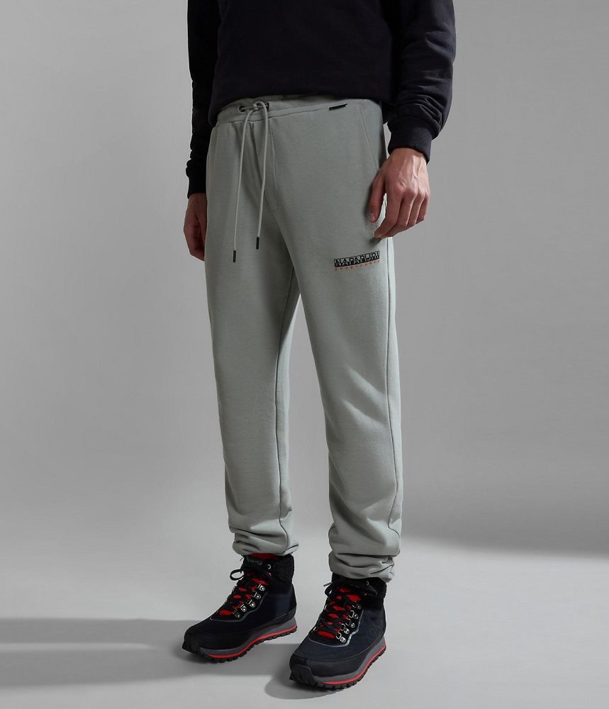 Napapijri Iceberg Joggers Joggingbroek Heren Grijs | QOMAEWK-05