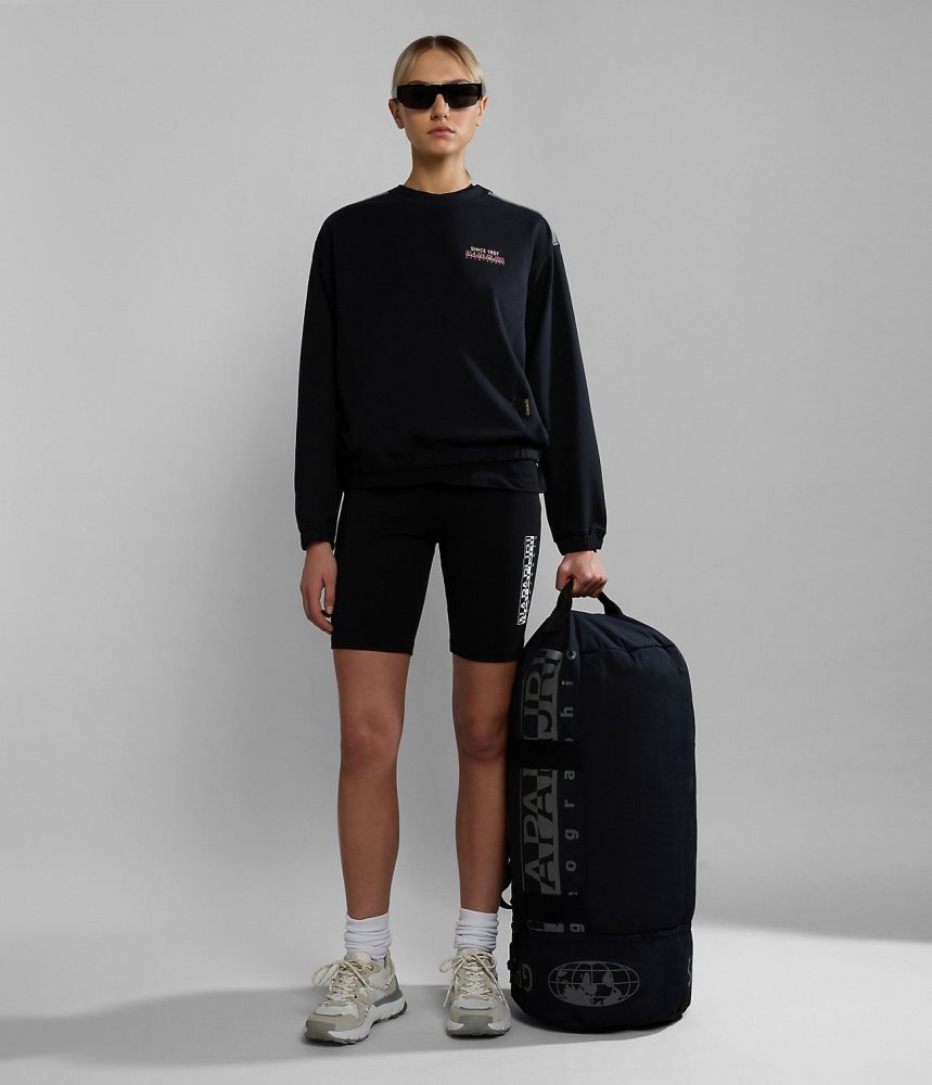 Napapijri Keith Sweatshirt Sweatshirts Dames Zwart | FVBYCQO-90