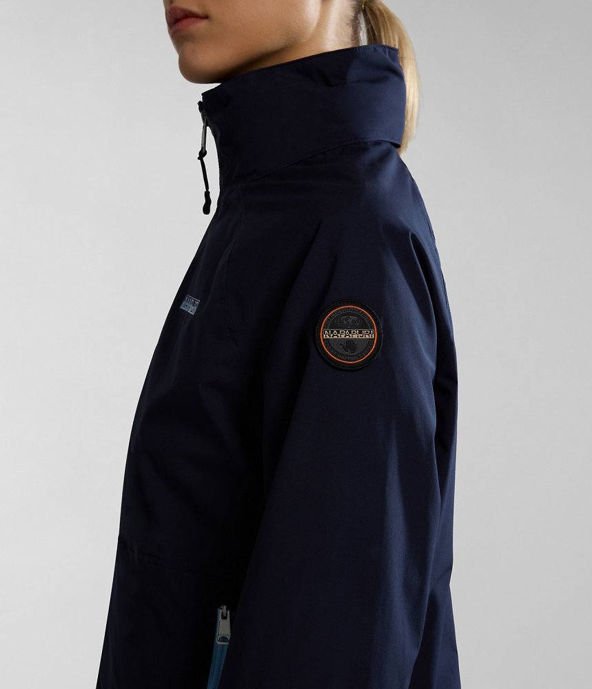 Napapijri Kendall Short Jacket Short Jackets Dames Donkerblauw | DSRLYUH-83