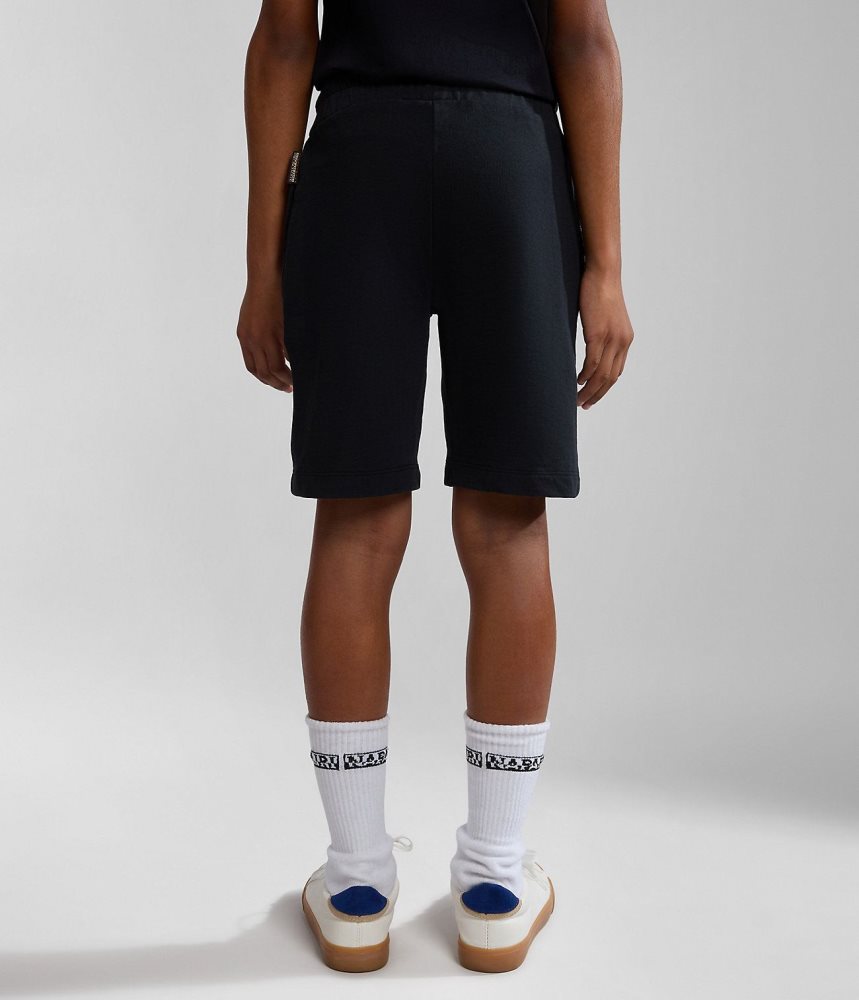 Napapijri Kitik Bermuda Shorts (4-16 YEARS) Korte Broek Kinderen Zwart | TFZQWOL-08