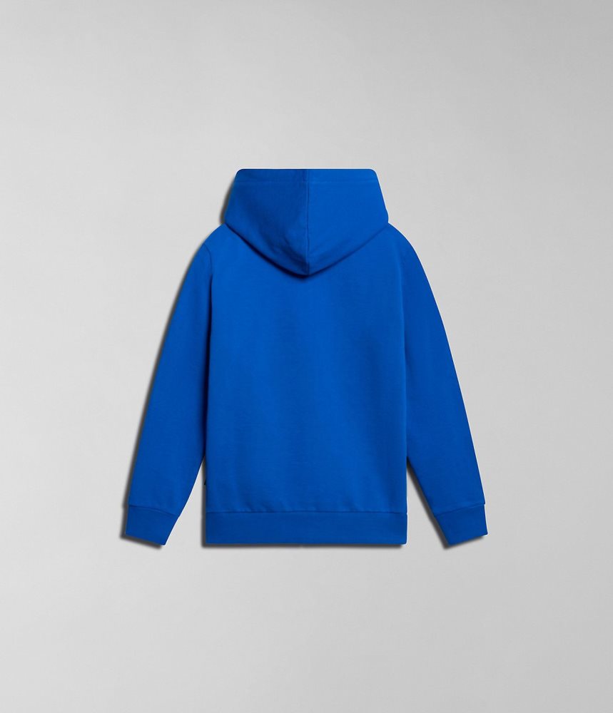Napapijri Kitik Full-Zip Hoodie (4-16 YEARS) Sweatshirts Kinderen Blauw | FXOPQUV-34