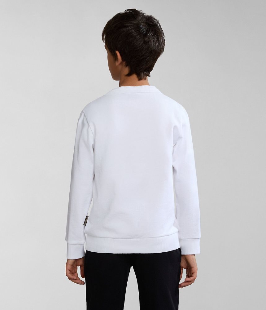 Napapijri Kitik Sweatshirt (4-16 YEARS) Sweatshirts Kinderen Wit | DJRZWOX-27
