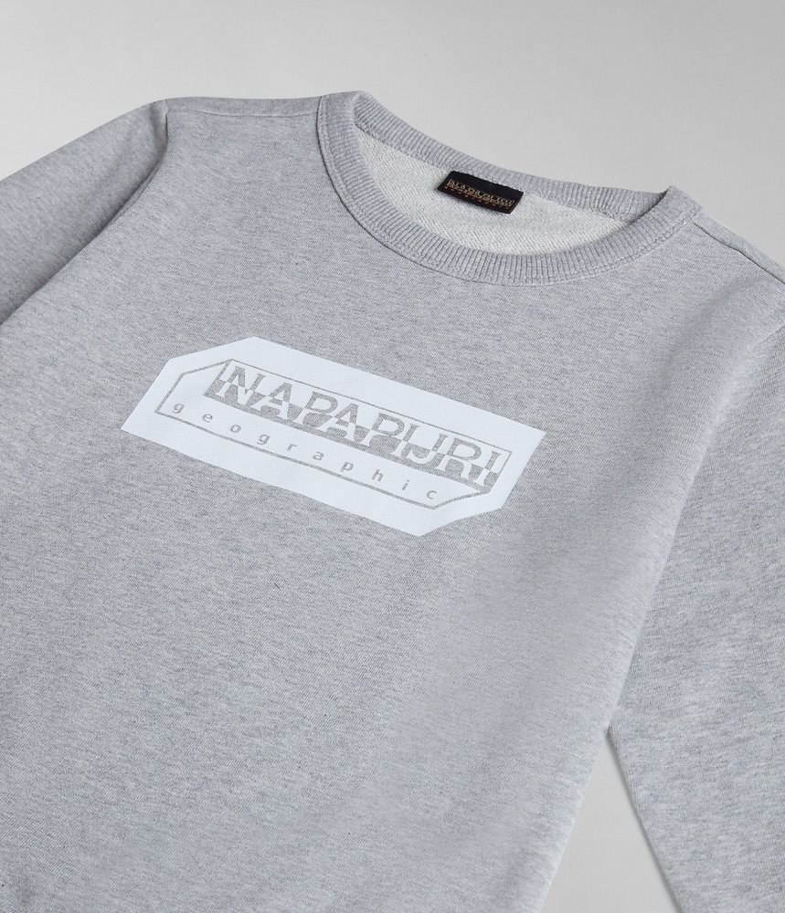 Napapijri Kitik Sweatshirt (4-16 YEARS) Sweatshirts Kinderen Grijs | BVQJMSU-17