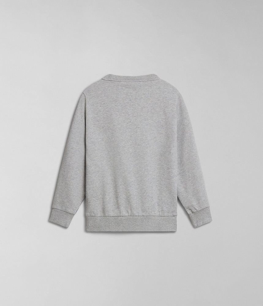 Napapijri Kitik Sweatshirt (4-16 YEARS) Sweatshirts Kinderen Grijs | BVQJMSU-17