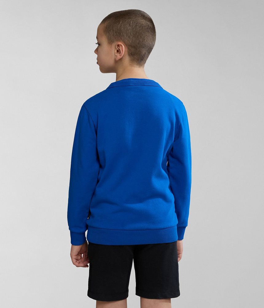 Napapijri Kitik Sweatshirt (4-16 YEARS) Sweatshirts Kinderen Blauw | UZVTJQS-64