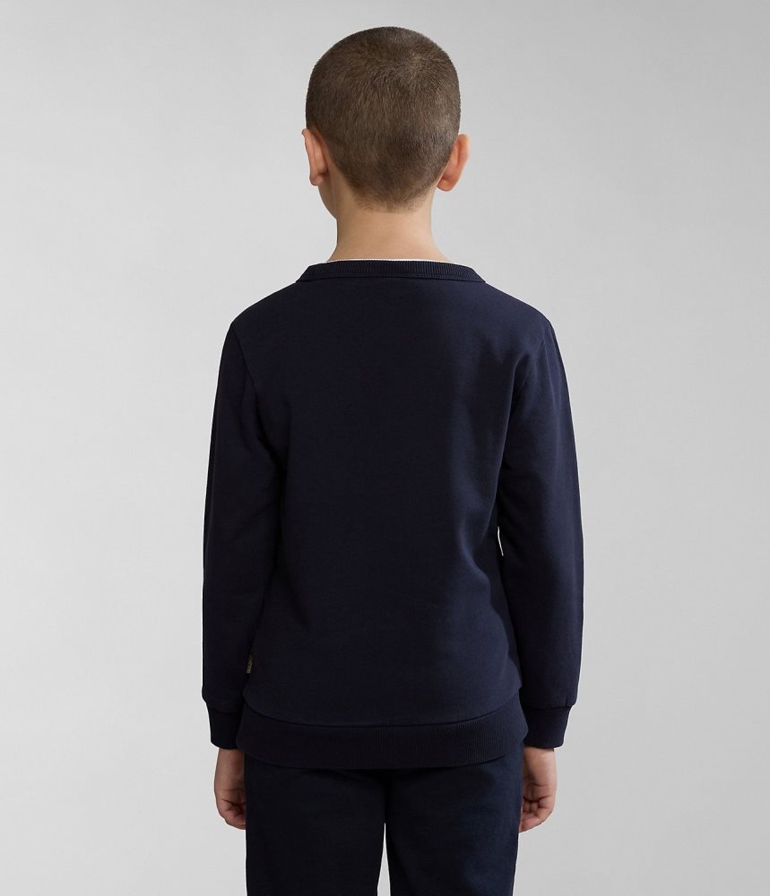 Napapijri Kitik Sweatshirt (4-16 YEARS) Sweatshirts Kinderen Donkerblauw | JZIXLVH-67