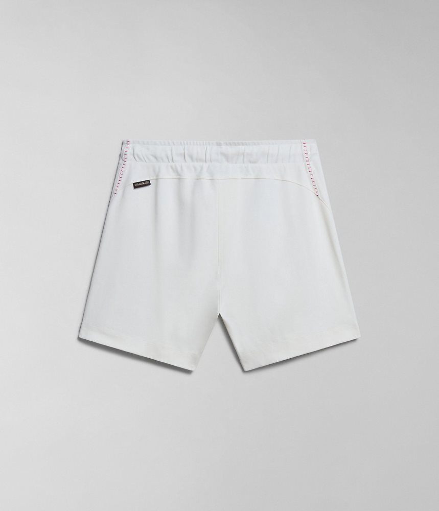 Napapijri Kreis Bermuda Shorts Korte Broek Dames Wit | ZUEFAIB-36