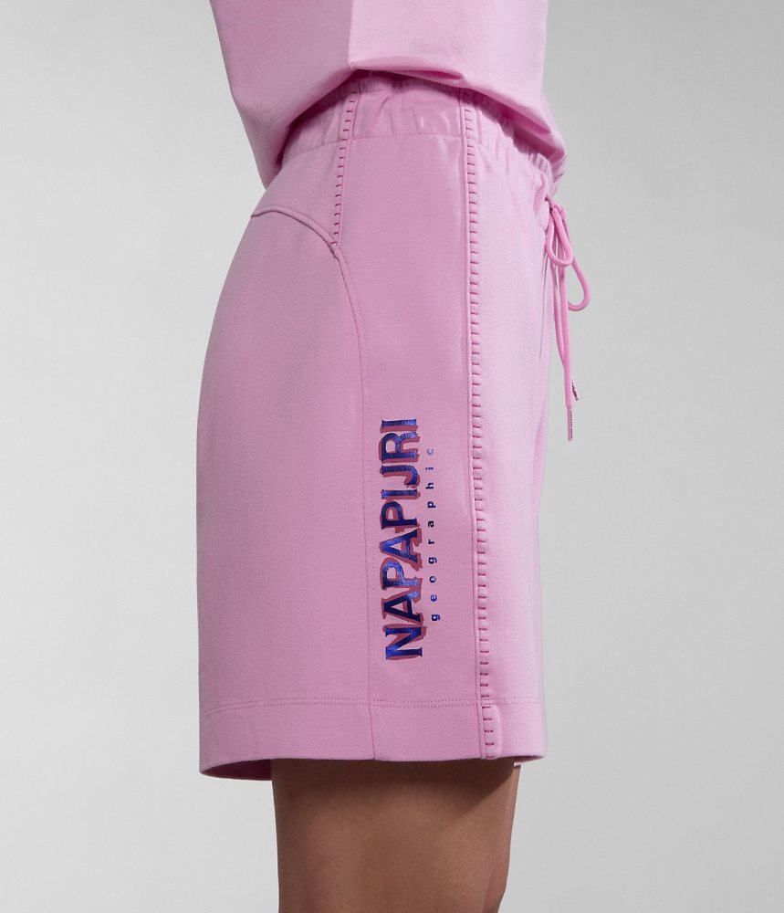 Napapijri Kreis Bermuda Shorts Korte Broek Dames Roze | SCTWBQE-82