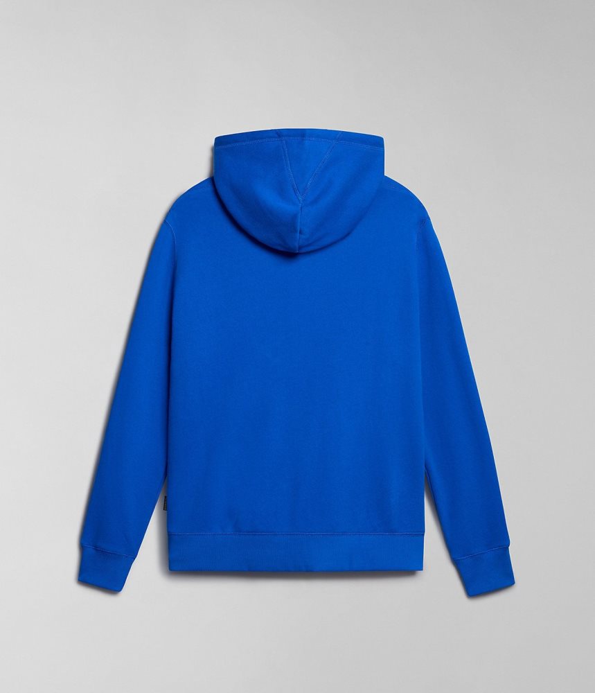 Napapijri Kreis Hoodie Hoodie Heren Blauw | PFYHUNT-02