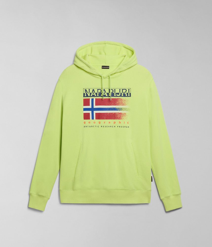 Napapijri Kreis Hoodie Hoodie Heren Geel | YCAIKGO-41