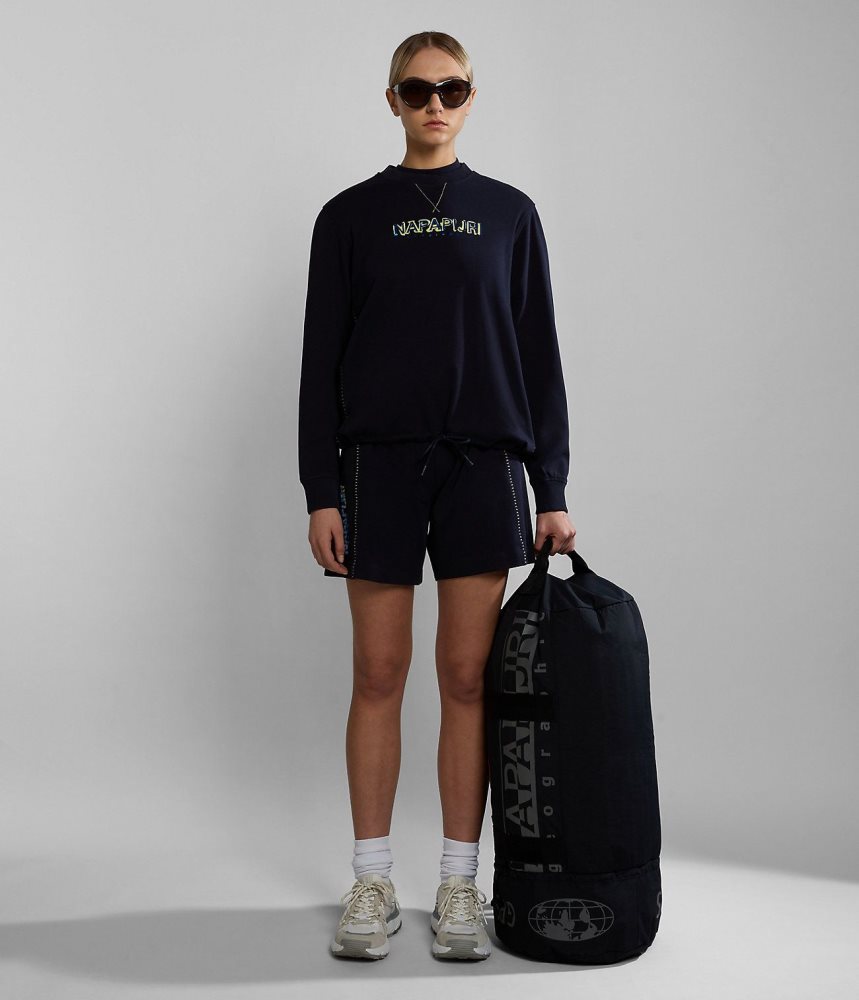 Napapijri Kreis Sweatshirt Sweatshirts Dames Donkerblauw | WBTIUVS-30