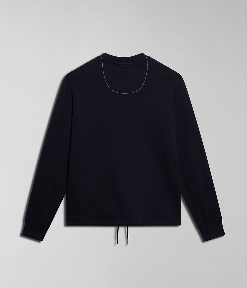 Napapijri Kreis Sweatshirt Sweatshirts Dames Donkerblauw | WBTIUVS-30