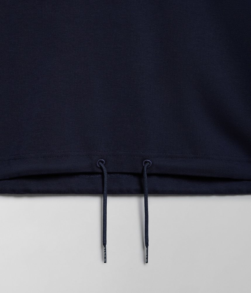 Napapijri Kreis Sweatshirt Sweatshirts Dames Donkerblauw | WBTIUVS-30