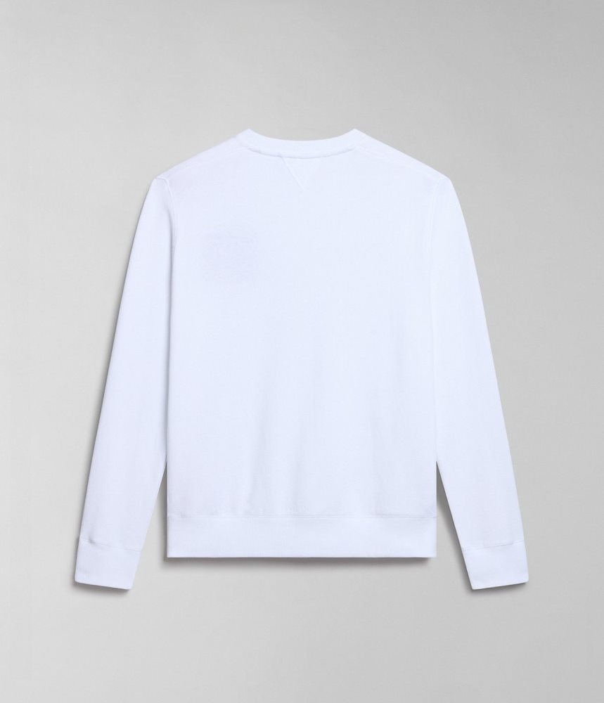 Napapijri Kreis Sweatshirt Sweatshirts Heren Wit | CFNIXYR-97